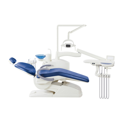 China Dental equipment manufacturer factory dental chair medical dental unit set king size with top mounted tray supplier