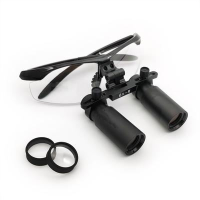 6X High Magnification Surgical Magnifier / Glasses Type Dental Surgical Loupes /Magnifying Glass supplier