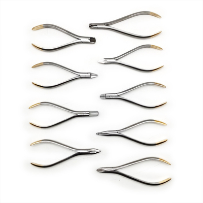 SE-C009 Dental Orthodontic Pliers Set 18 Pieces Orthodontic Tool Set Dental Orthodontic Tools Assorted supplier