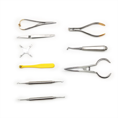 SE-C009 Dental Orthodontic Pliers Set 18 Pieces Orthodontic Tool Set Dental Orthodontic Tools Assorted supplier