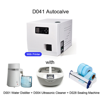 MAX-9A Class B LED Digital Display Dental Autoclave With Printer 18L 23L Dental Handpiece Disinfection Machine supplier