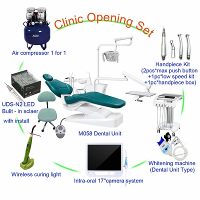 Dental equipment manufacturer factory dental chair price sale medical dental unit set machine luxury led dental chairs supplier