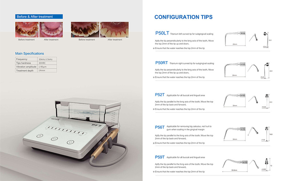 Dental Painless Ultrasonic Scaler PT7 Ultrasonic Scaler Periodontal Treatment Instrument / Dental PT7 Ultrasonic Scaler supplier