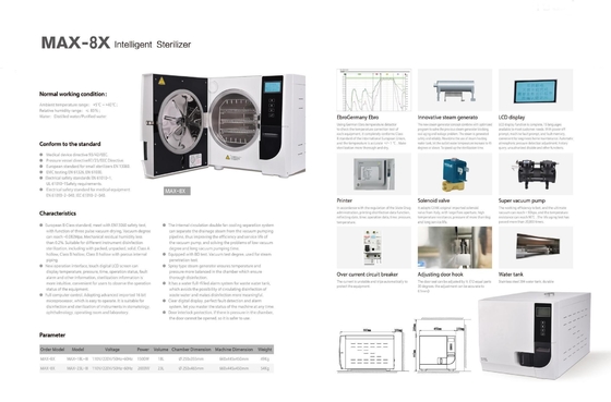 Dental Hospital Medical Devices Sterilization Equipments Table Top Autoclave supplier