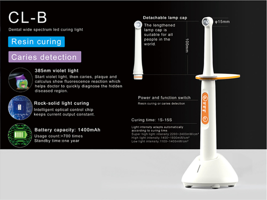 Cure Lamp Hospital Dental Product Dentist Equipment Composite Resin Machine Dental Wide Spectrum 1S LED Curing Light supplier