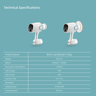 Dental Oral Equipment High Quality Dental Products Portable X-ray Machine 70KV Handheld X-ray supplier