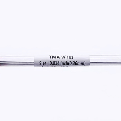 Dental Hospital Clinic Oral Products Teeth Correction Orthodontic arch Wire Dental TMA Straight Round Wires 10pcs/roll supplier