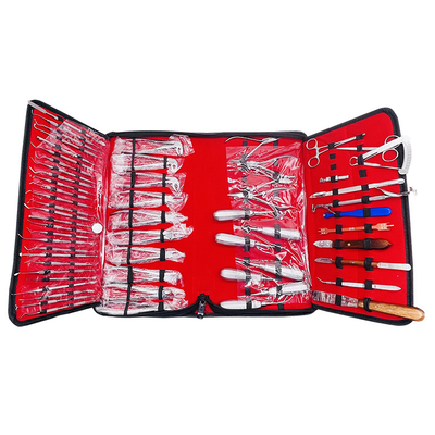 Oral Dental Surgery Tooth Extraction Instruments Dental Medical Products Hand Surgery Instruments Set Kit 60pcs/set supplier